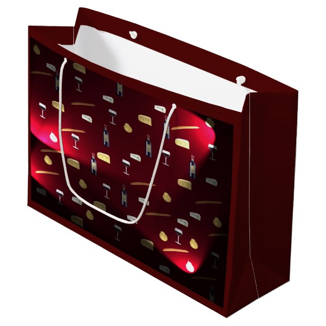 Foods Delight Cranberry Lights Große Geschenktüte (Vorderseite Schrägansicht)