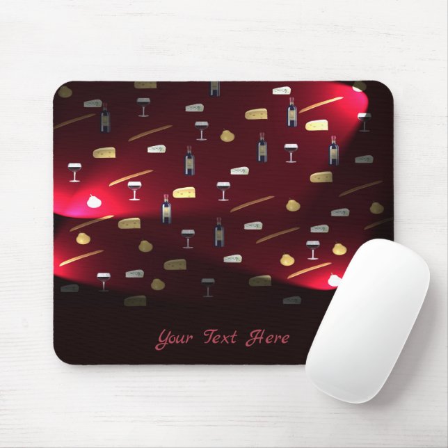 Foods Delight Cranberry Lights Mousepad (Mit Mouse)