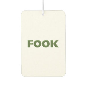 Fook Green White Car Lufterfrischer