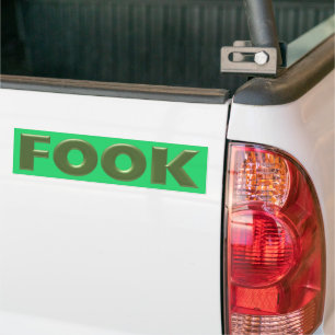 Fook grüner grüner Aufkleber Autoaufkleber