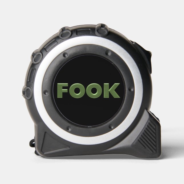 Fook schwarzes Maßband (Vorderseite)