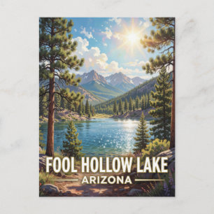 Fool Hollow Lake Recreation Area — Arizona Postkarte