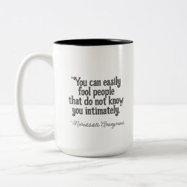 Fool People Narcissistans Typografie Tasse