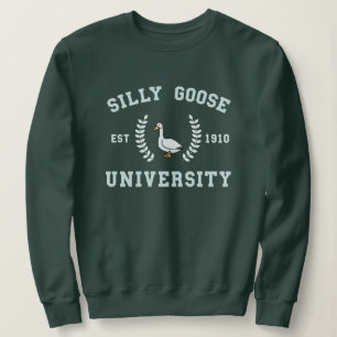 Foolish Albern Goose University Meme Sweatshirt