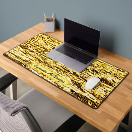 Fools Gold Pyrite Abstrakt Name Quoting Business Schreibtischunterlage
