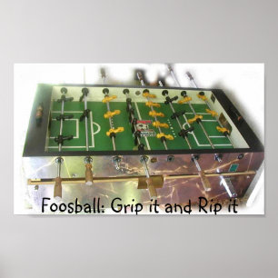 Foosball Griff Poster
