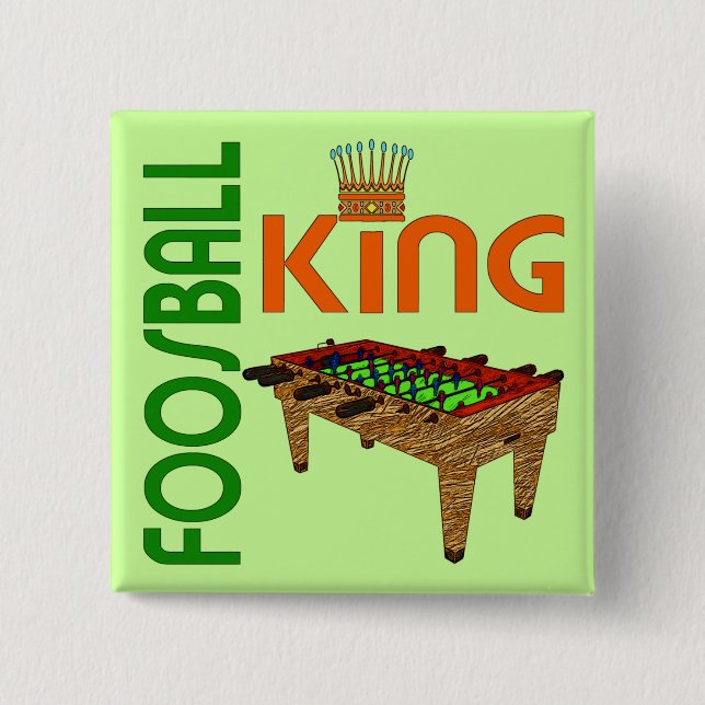Foosball König Button (Vorderseite)
