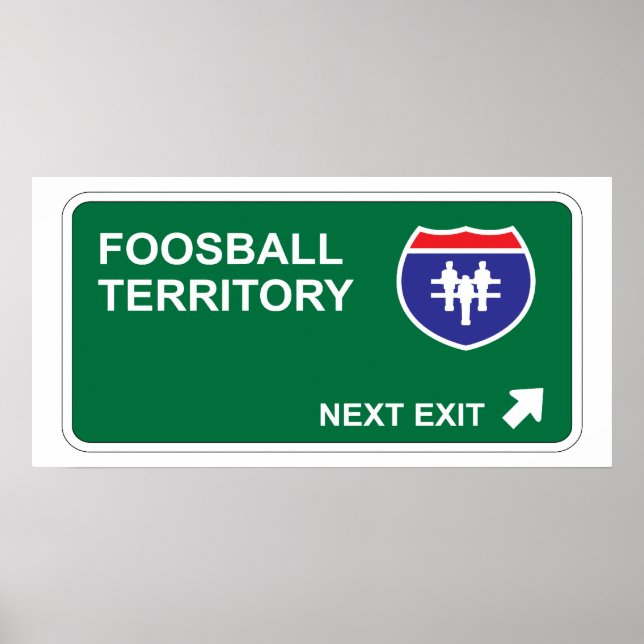 Foosball Next Exit Poster (Vorne)