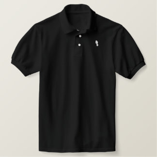 Foosball Typ Polo Shirt (weiß)