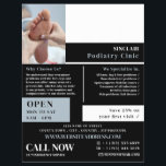 Foot Care Portrait, Podiatrie-Klinik, Podiatriker Flyer<br><div class="desc">Foot Care Portrait,  Podiatrie-Klinik,  Podiatrist Werbung Flyer durch den Business Card Store.</div>