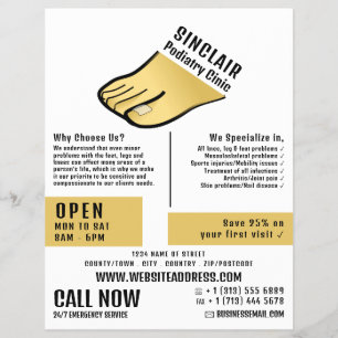 Foot Design, Podiatrie-Klinik, Podiatrist Flyer