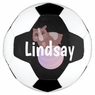 Foot Enfants Guinéen Cochon Monogramme Nom du ballon de