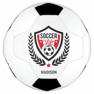 Foot Nom personnalisé Soccer Logo de soccer ballon