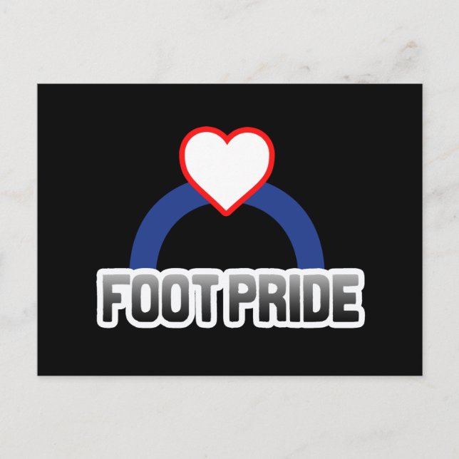 Foot Pride Postkarte (Vorderseite)