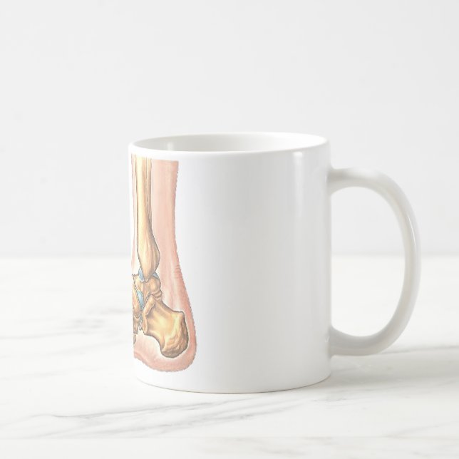 Foot Printed on Coffee Tasse and other Trinkbehält (Rechts)
