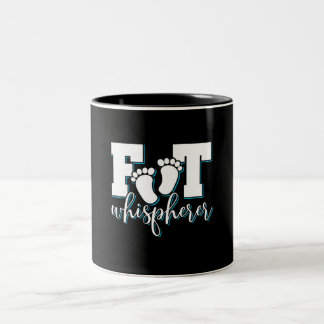 Foot Whisperer - Podiatrie Podiatrist Foot Doctor Zweifarbige Tasse