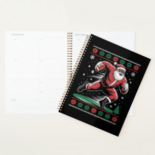 Football afro-américain Père Noël Noël laid