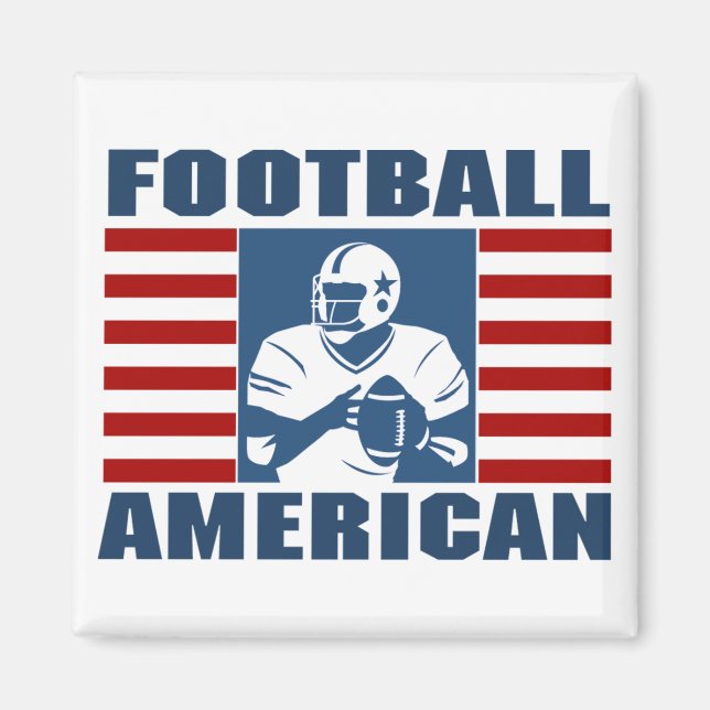 Football-amerikanischer Magnet (Vorne)