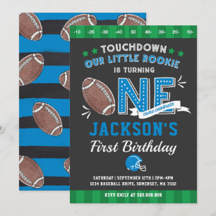 Football Anniversaire Invitation Football 1er Anni