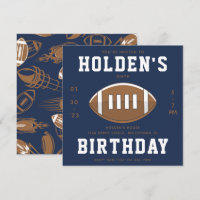 Football Anniversaire Invitation | Football Party