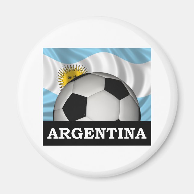 Football Argentinien Magnet (Vorne)