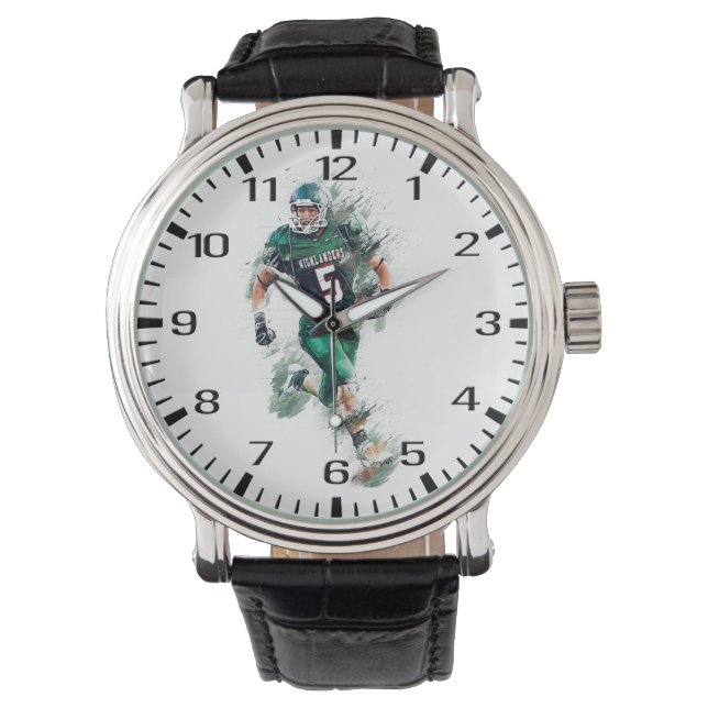 Football Armbanduhr (Vorderseite)