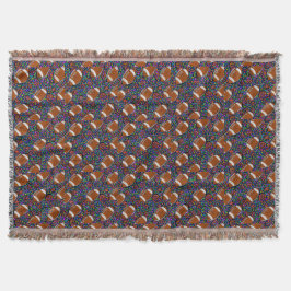 Football Art Blue Decke