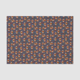 Football Art Blue Seidenpapier