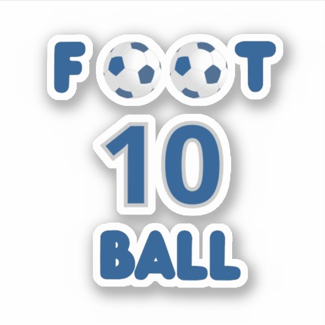 FOOTBALL AUFKLEBER (Vorderseite)