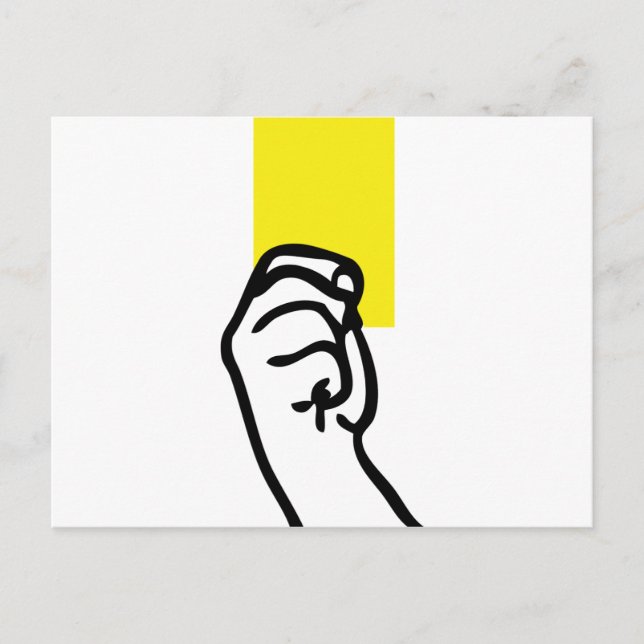 Football avec carte jaune (Devant)