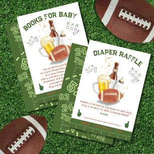 Football Baby Shooting Books for Baby Einladung