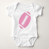 FOOTBALL BABY White | Vorderrosa Fußball Grafik