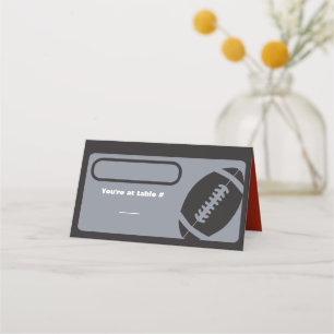 FOOTBALL Bar Bat Mitzvah Sitztisch Escortkarte Platzkarte