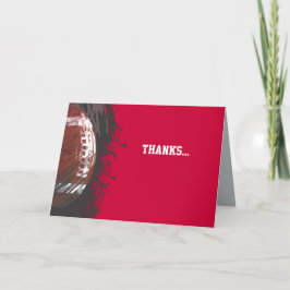 Football Barre à thème Bat mitzvah Carte de remerc
