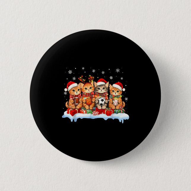 Football Baseball Basketball Player Funny Srt Chri Button (Vorderseite)