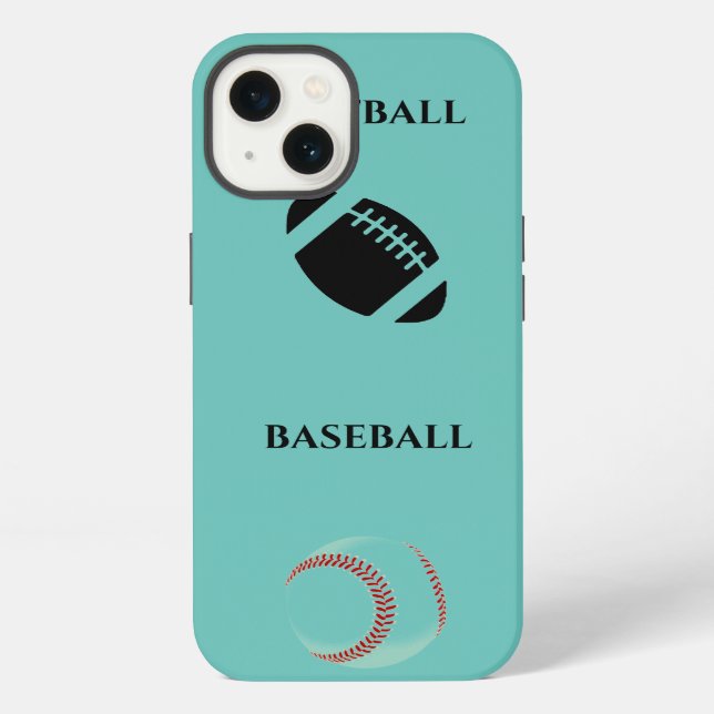 Football/Baseball iPhone/iPad-Hülle! iPhone Hülle (Rückseite)