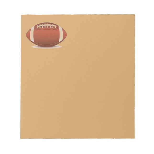 FOOTBALL-BILD ZU POSTEN NOTIZBLOCK (Vorderseite)