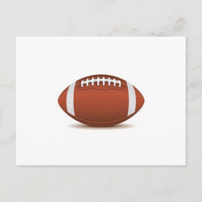 FOOTBALL-BILD ZU POSTEN POSTKARTE (Vorderseite)