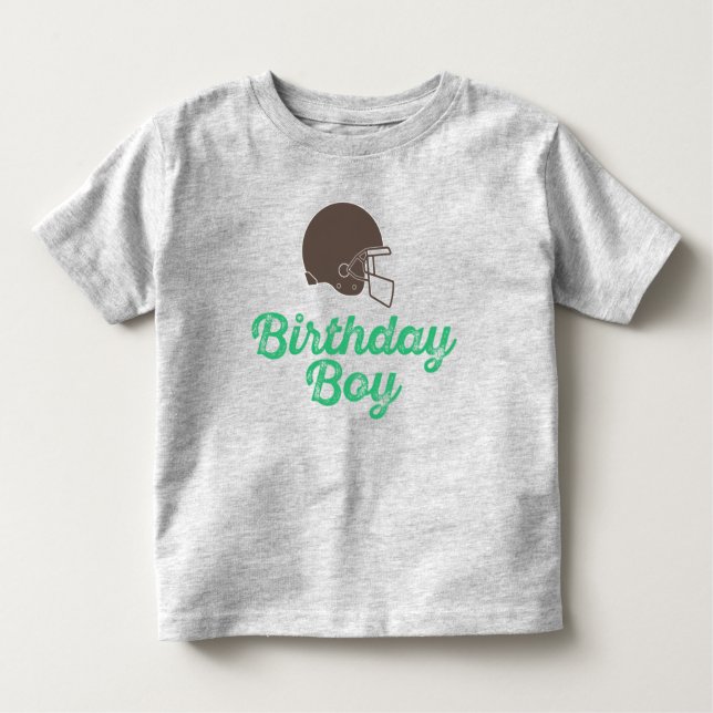 Football Birthday Boy Shirt (Vorderseite)