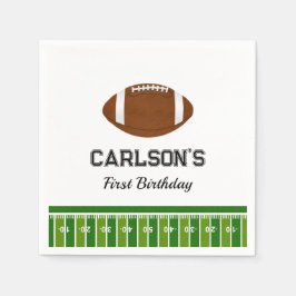 Football Boy Erste Geburtstagsparty Serviette