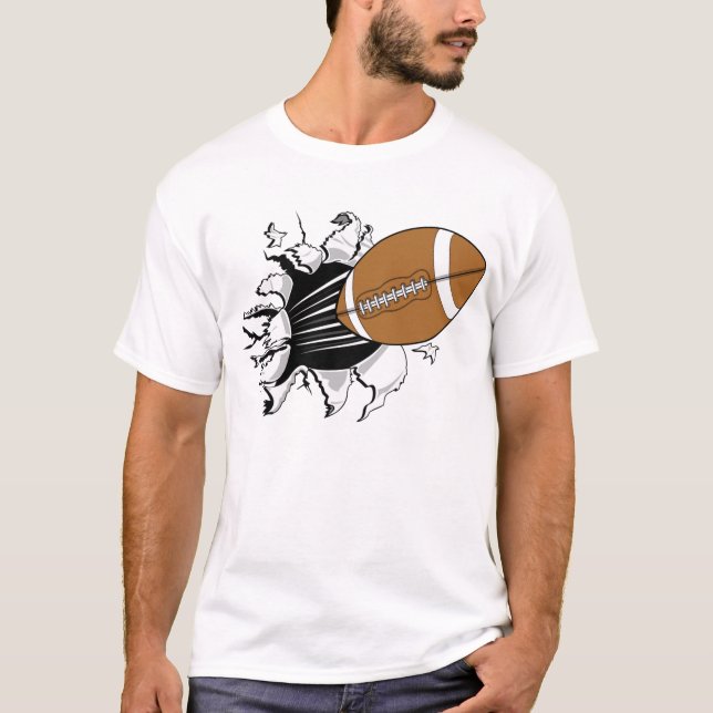 Football Breakfast T - Shirt (Vorderseite)