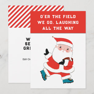 Football Cartes de fin de année de Noël