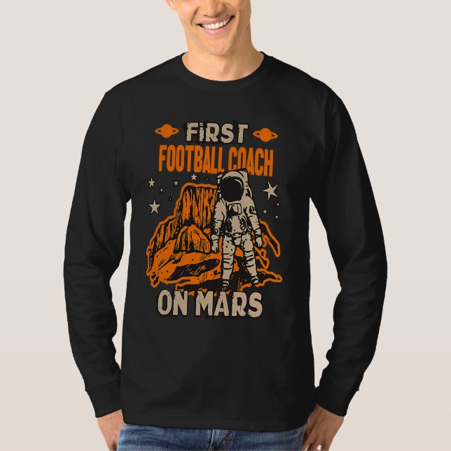 Football Coach Astronaut T-Shirt (Vorderseite)