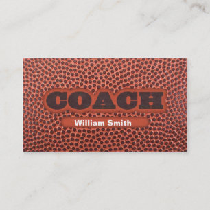 Football Coach business card Visitenkarte
