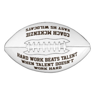Football Coach Geschenk: Name & Zitat Fußball