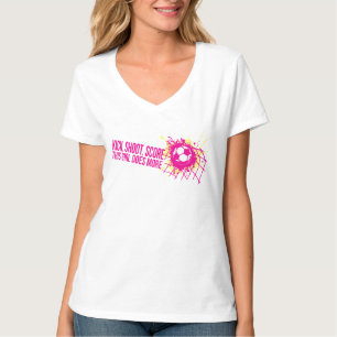 Football coup de pied score filles soccer t-shirt