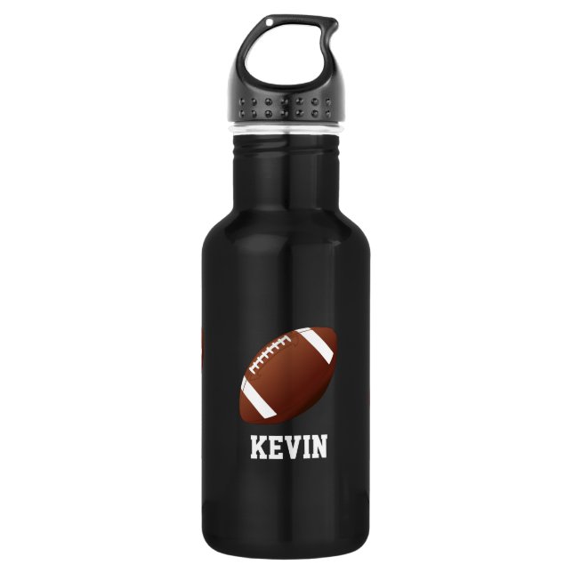 Football Custom Edelstahlflasche (Vorderseite)