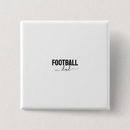 Football dad modern script button