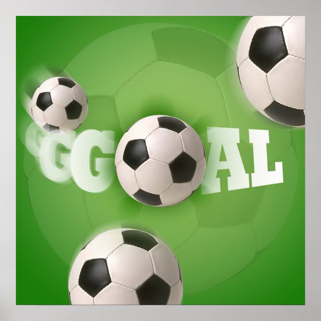 Football de balle de football objectif - Poster (Devant)
