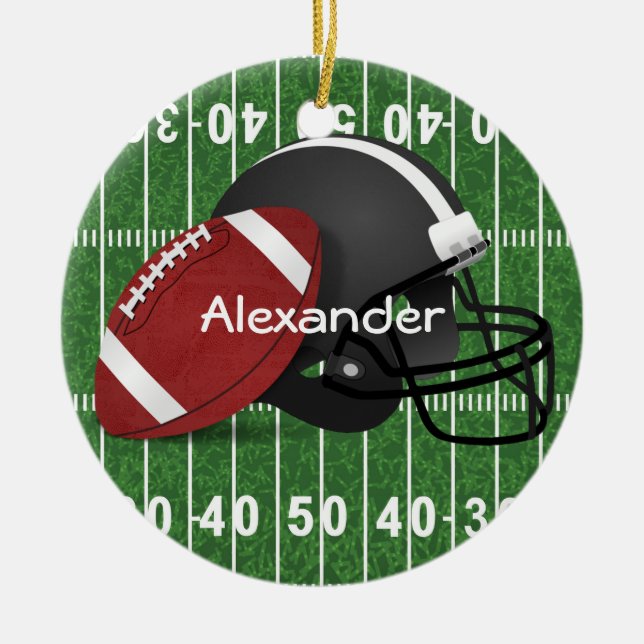 Football Design Ornament (Vorne)